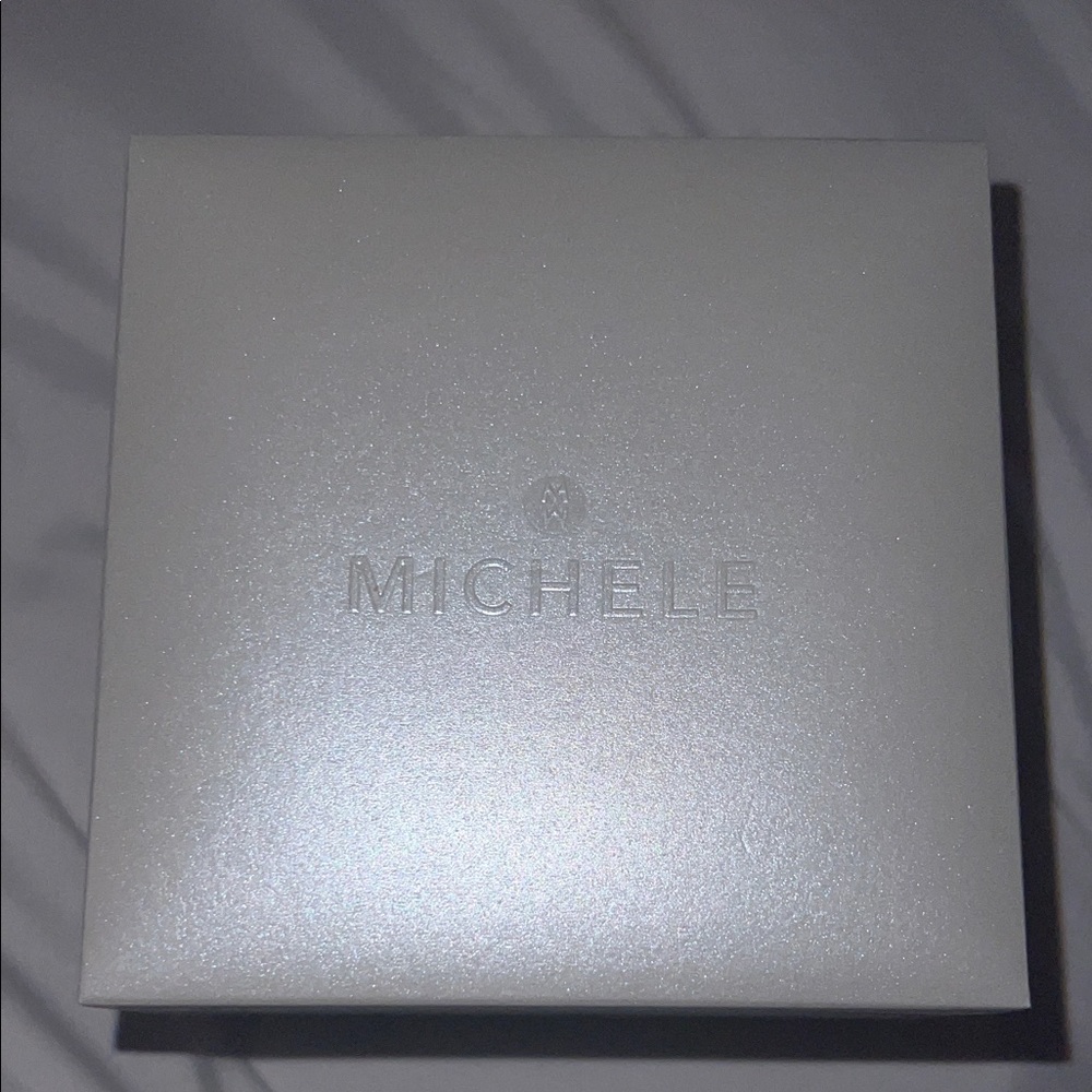 Michele Gold and Silver Rectangular Watch - image 8